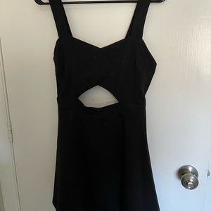 Black mini dress